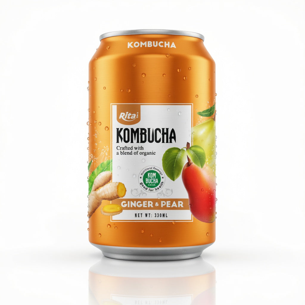 Salud Kombucha [Gengibre & Pera]